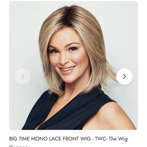 Elegant Ash Blonde Wig for Women synthetic, heat friendly,